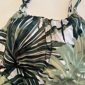 Lane Bryant Palm Tankini Swimsuit